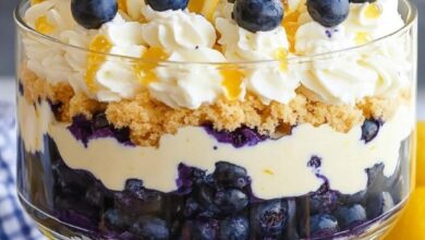 Lemon Blueberry Trifle: A Light and Zesty Dessert for Every Occasion