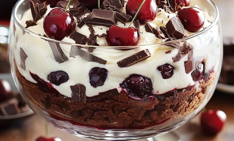 Luxurious Black Forest Trifle: The Perfect Dessert for Any Occasion