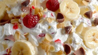 Banana Raspberry Cream Salad: A No-Bake Dessert for Every Occasion