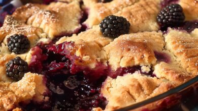 Golden Blackberry Cobbler: A Sweet and Comforting Classic