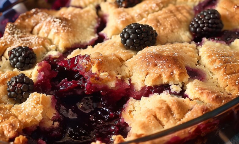 Golden Blackberry Cobbler: A Sweet and Comforting Classic